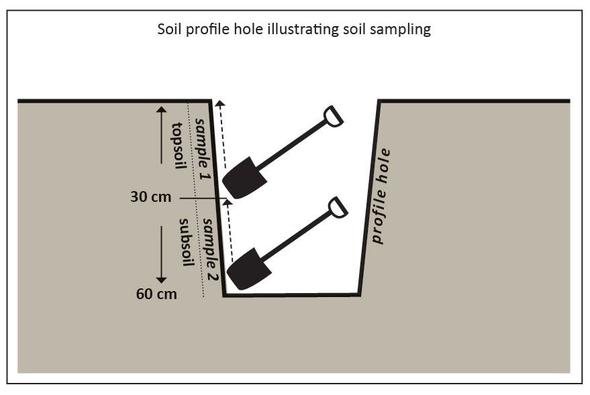 Simple Soil Profile Diagram