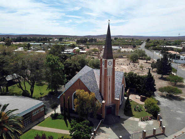 History Of Beaufort West Western Cape South Africa   Dji 0013 Beaufort West Ngk Gamka Oos Church 590x442 