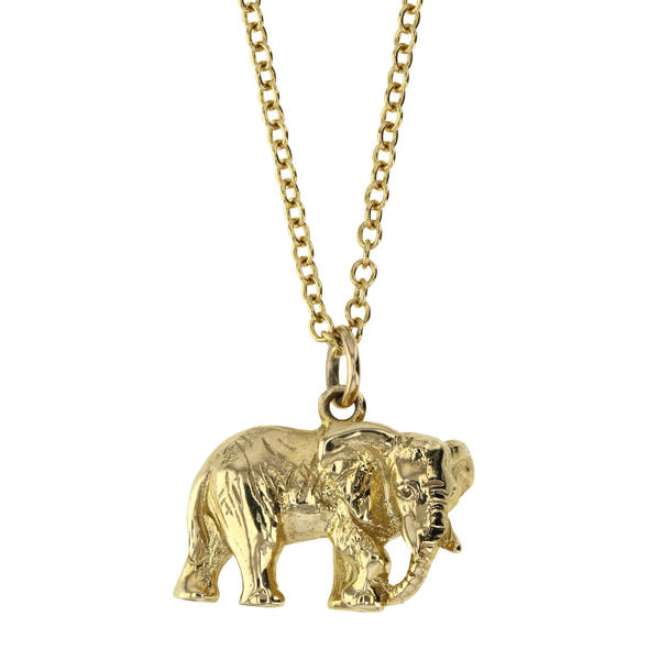 Gold Elephant Charm, Exquisite Jewellery, South Africa