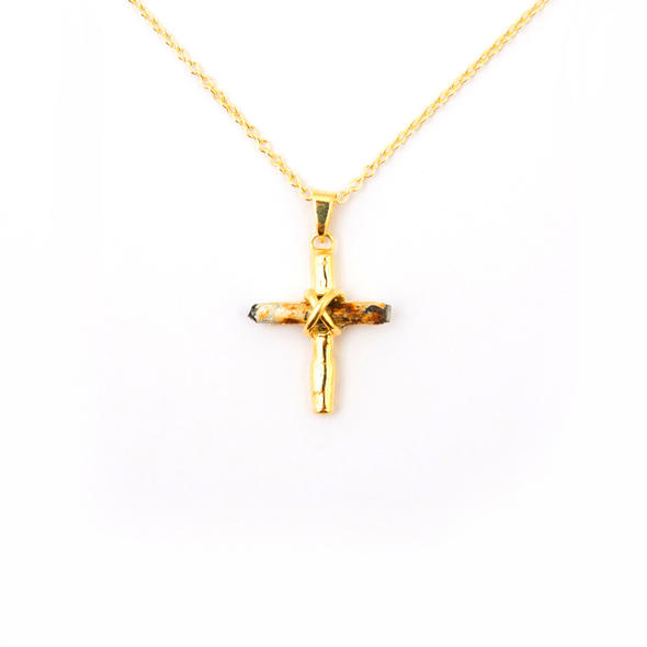 Gold Cross Pendant, Exquisite Jewellery, South Africa